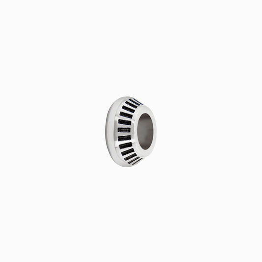 OFF-KILTER Outrageous Turbine Rondelle Pendant – Silver