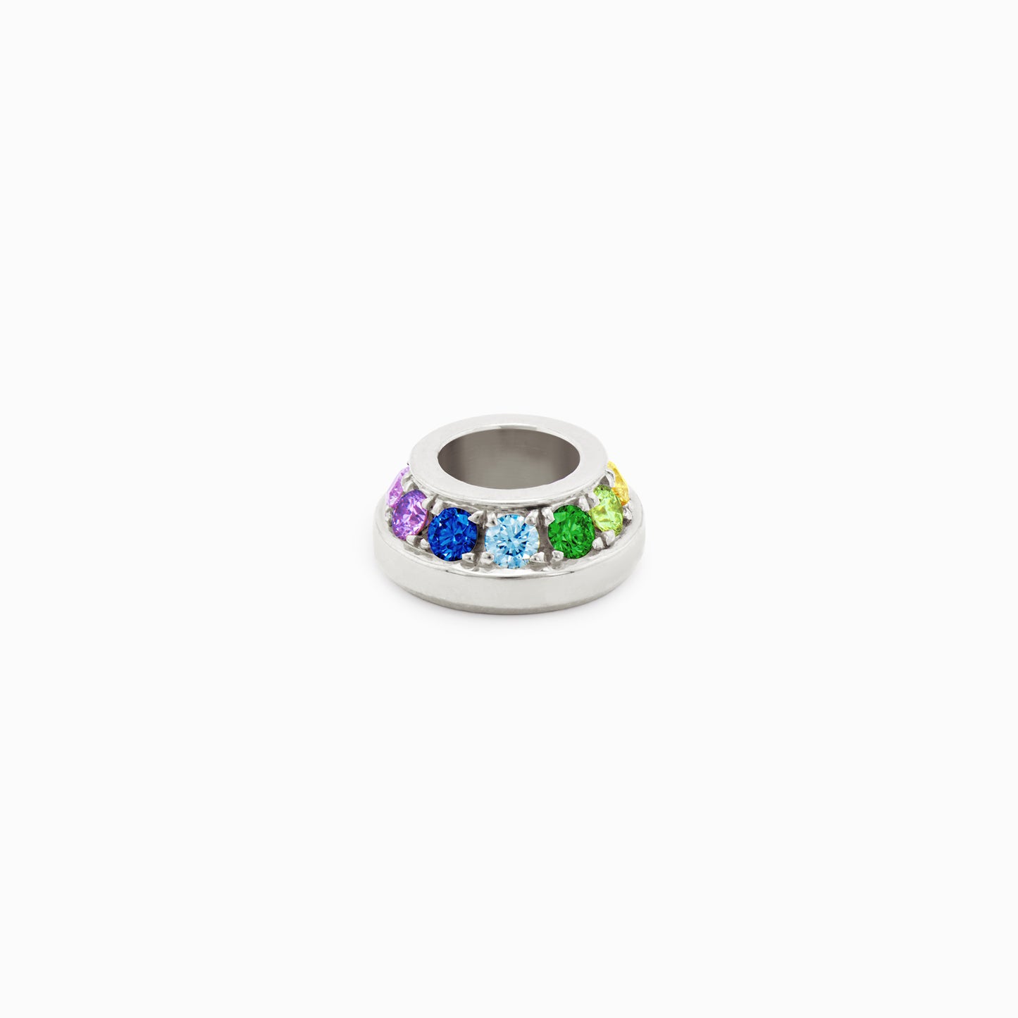 OFF-KILTER Outrageous Rainbow Rondelle Pendant