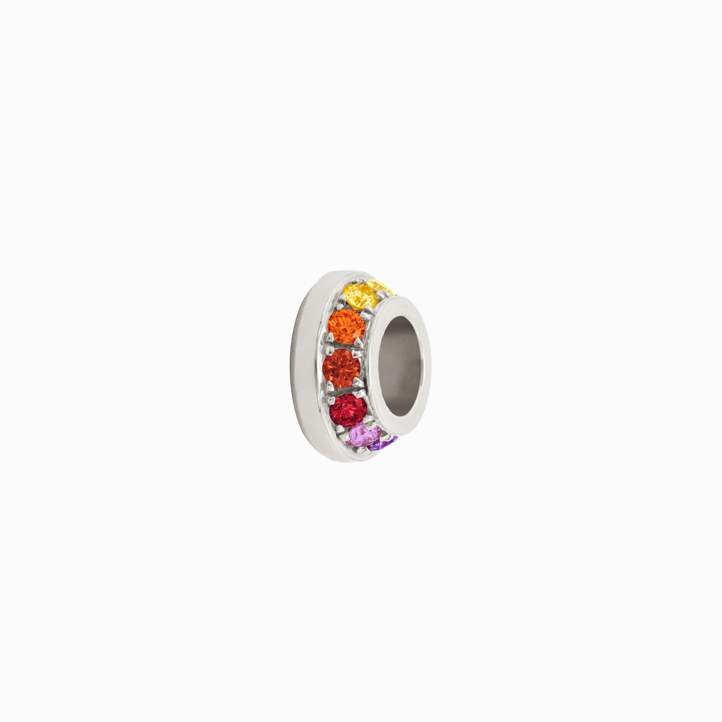 OFF-KILTER Outrageous Rainbow Rondelle Pendant