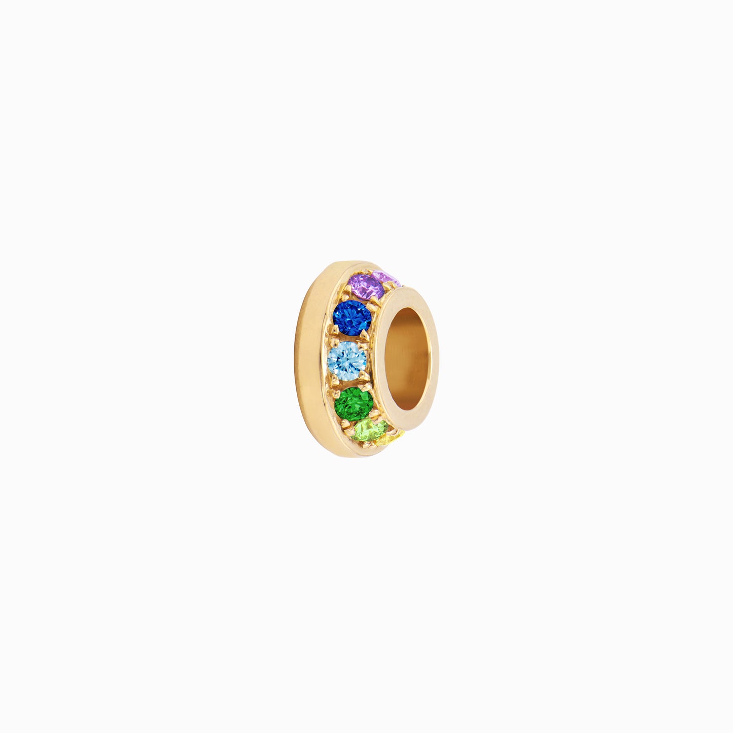 OFF-KILTER Outrageous Rainbow Rondelle Pendant