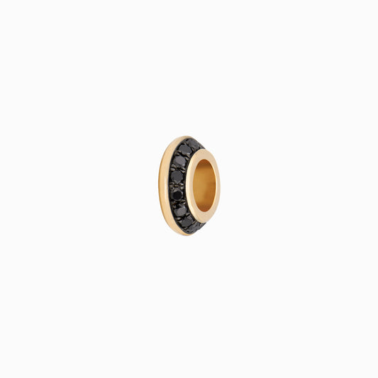 OFF-KILTER Audacious Black Diamond Rondelle Pendant – Dark Mode