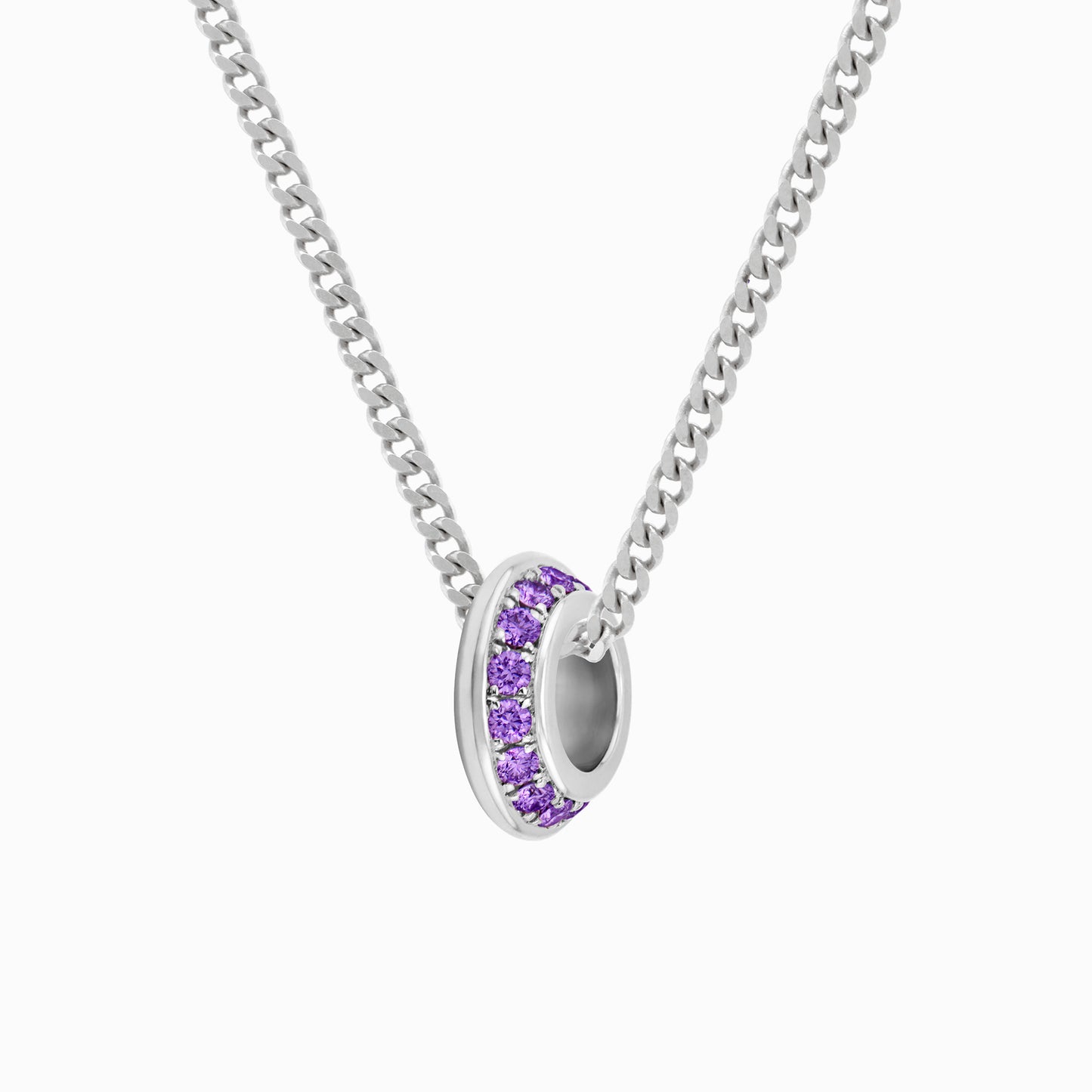 OFF-KILTER Audacious Amethyst February Birthstone Necklace