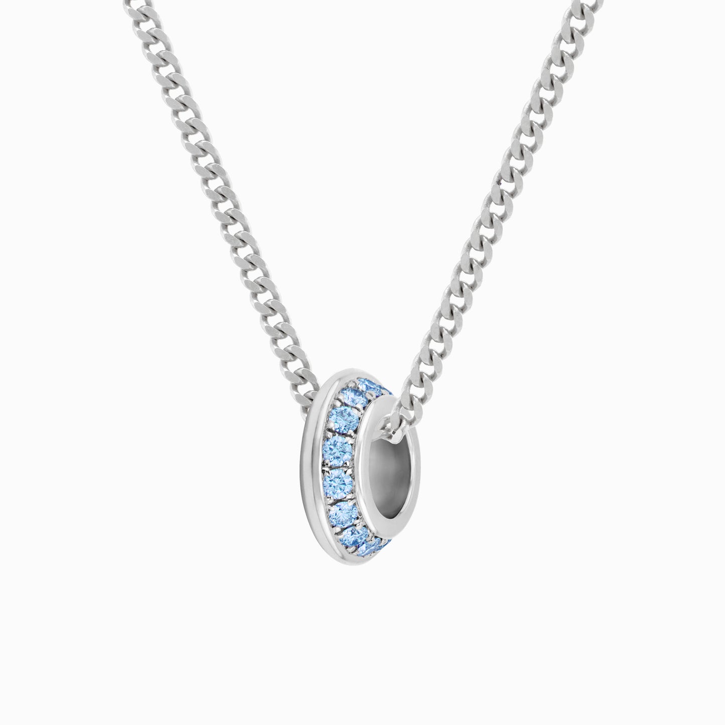 OFF-KILTER Audacious Aquamarine March Birthstone Necklace