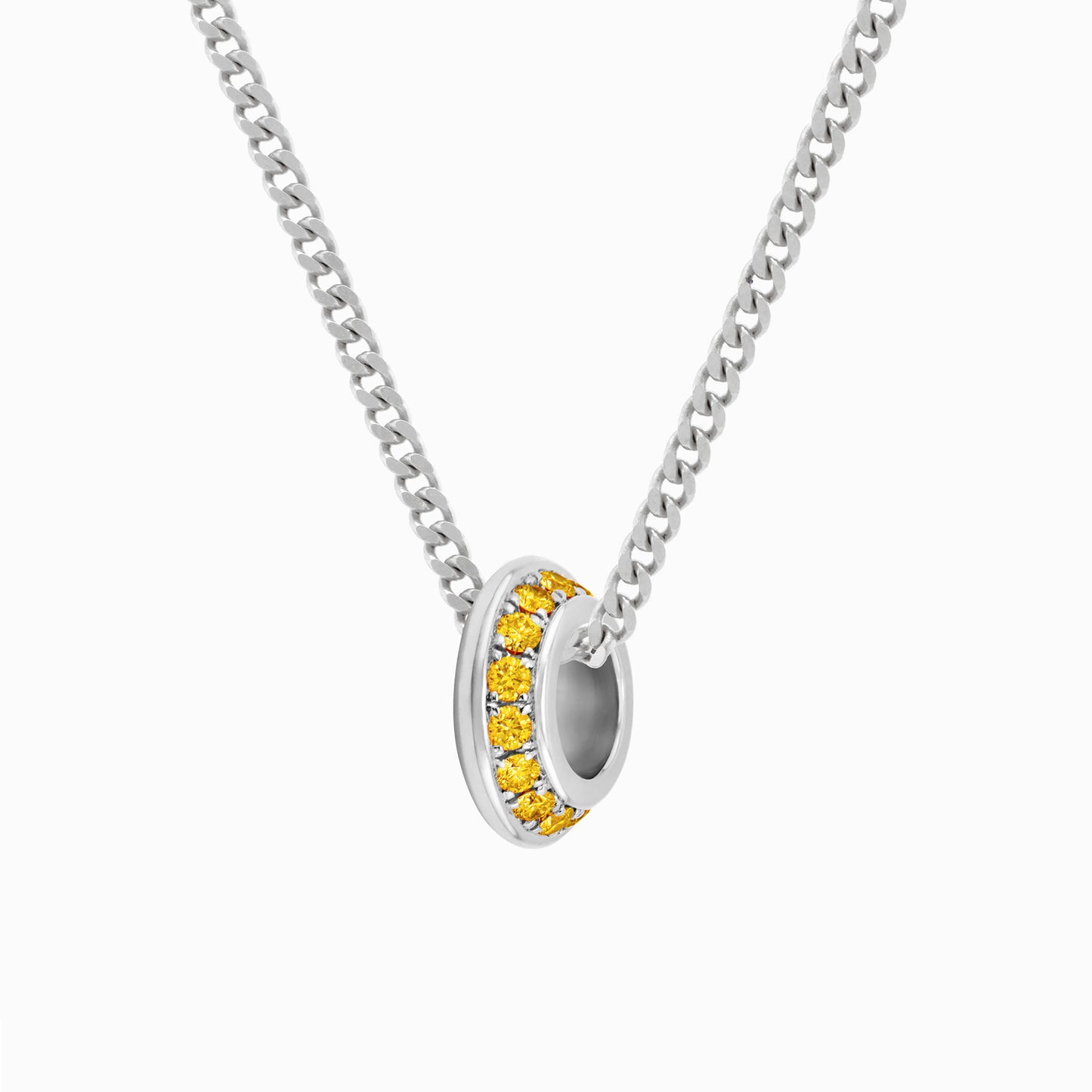 OFF-KILTER Audacious Citrine November Birthstone Necklace