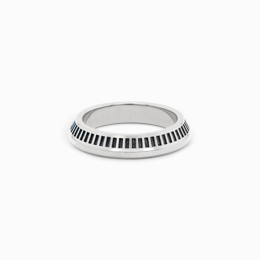 OFF-KILTER Outrageous Turbine Stacking Ring – Silver