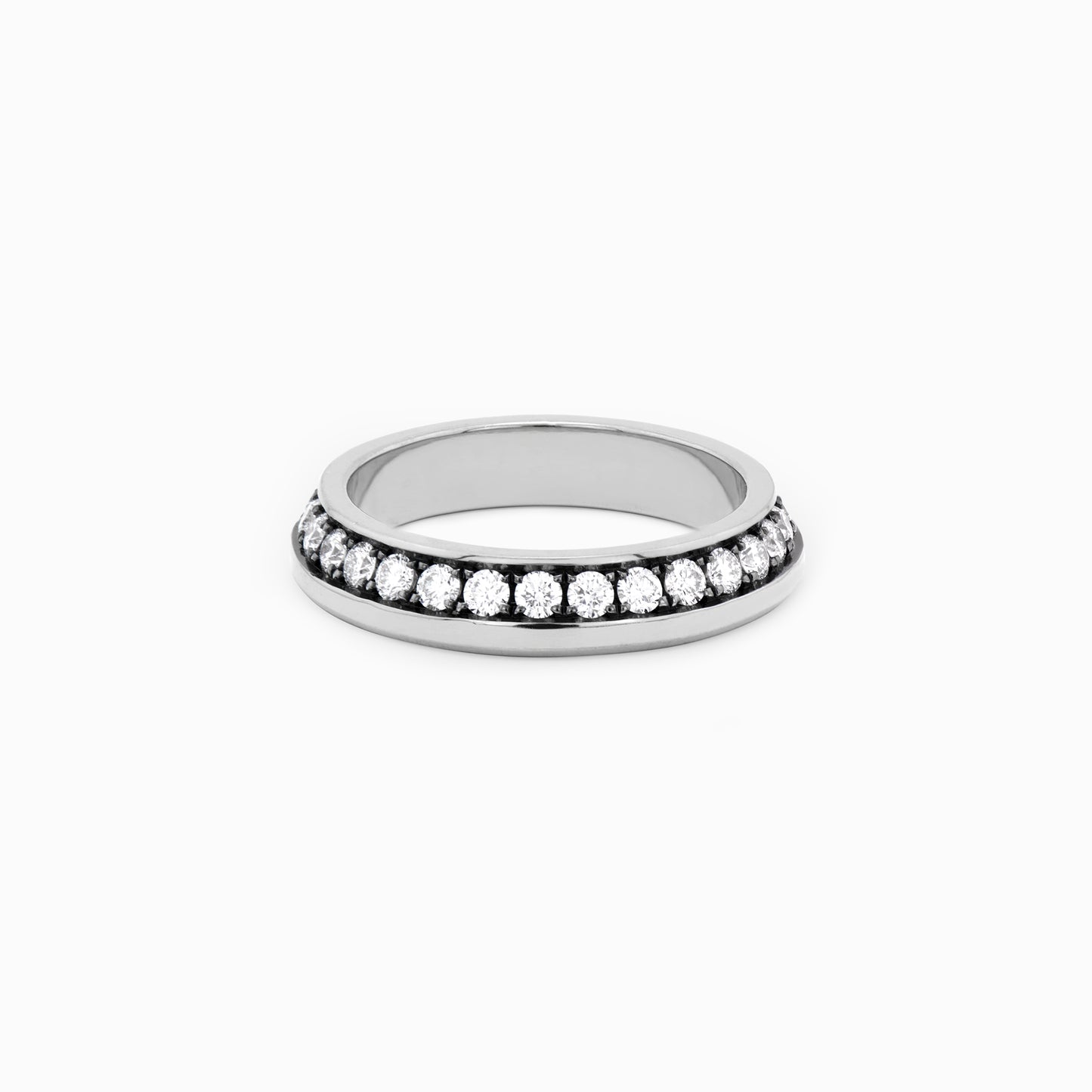 OFF-KILTER Outrageous Diamond Stacking Ring – Dark Mode