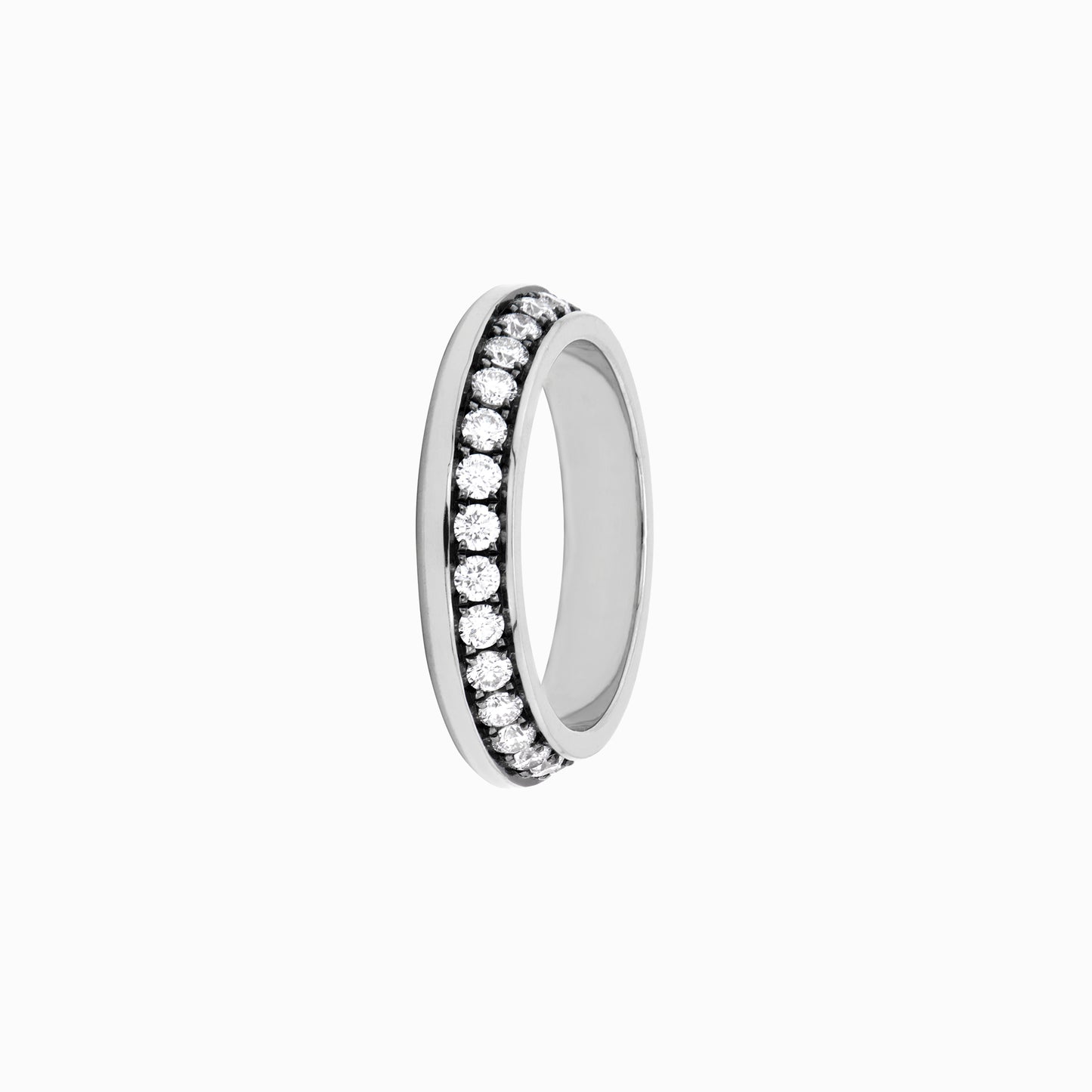 OFF-KILTER Outrageous Diamond Stacking Ring – Dark Mode