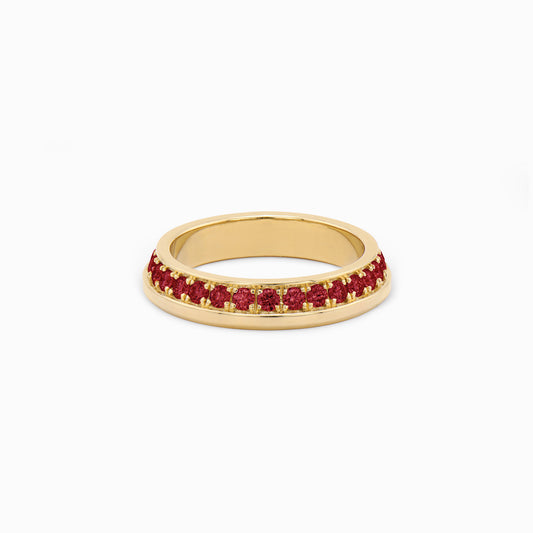 OFF-KILTER Outrageous Ruby Stacking Ring