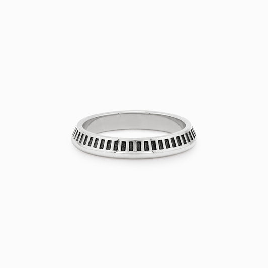 OFF-KILTER Audacious Turbine Stacking Ring – Silver
