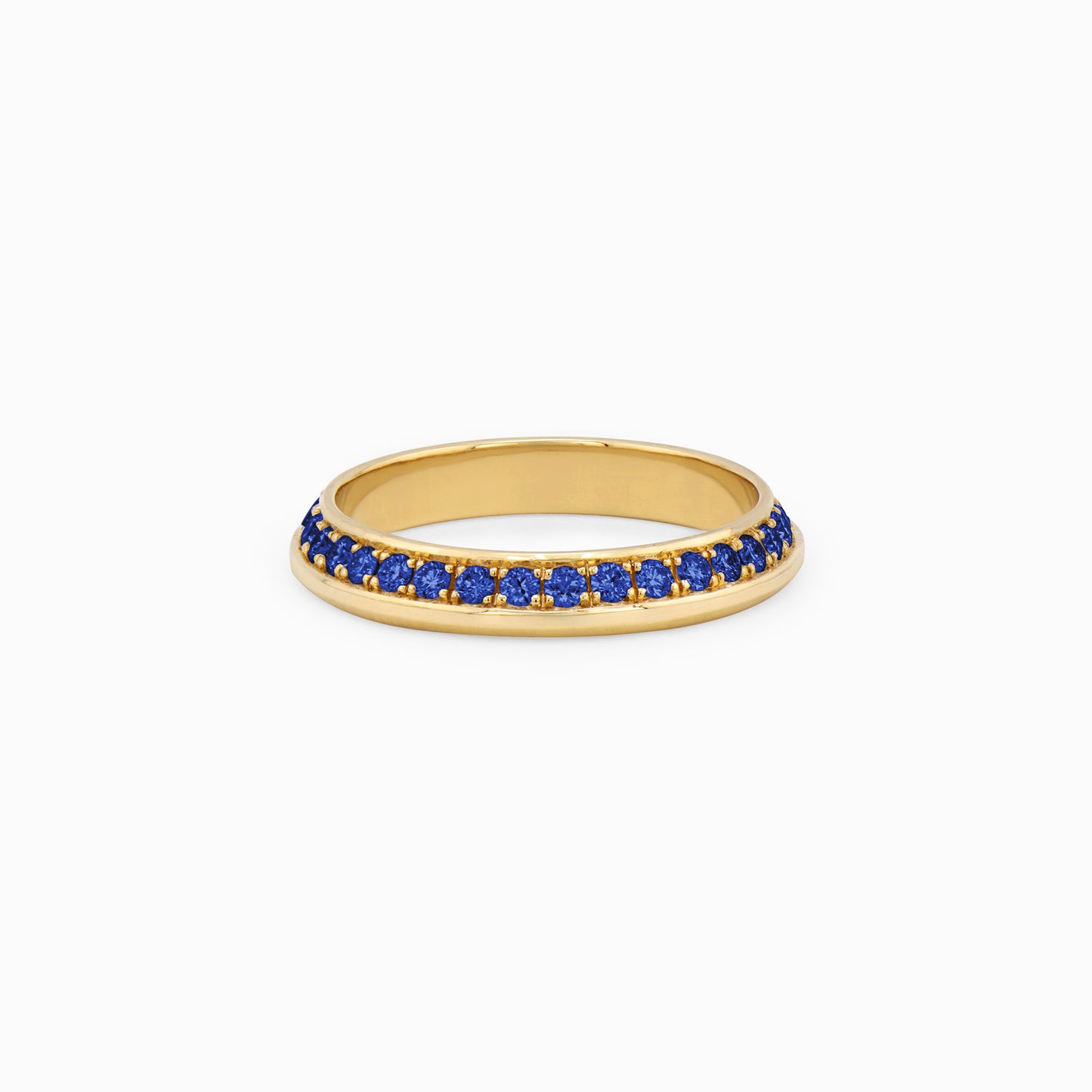 OFF-KILTER Audacious Sapphire Stacking Ring