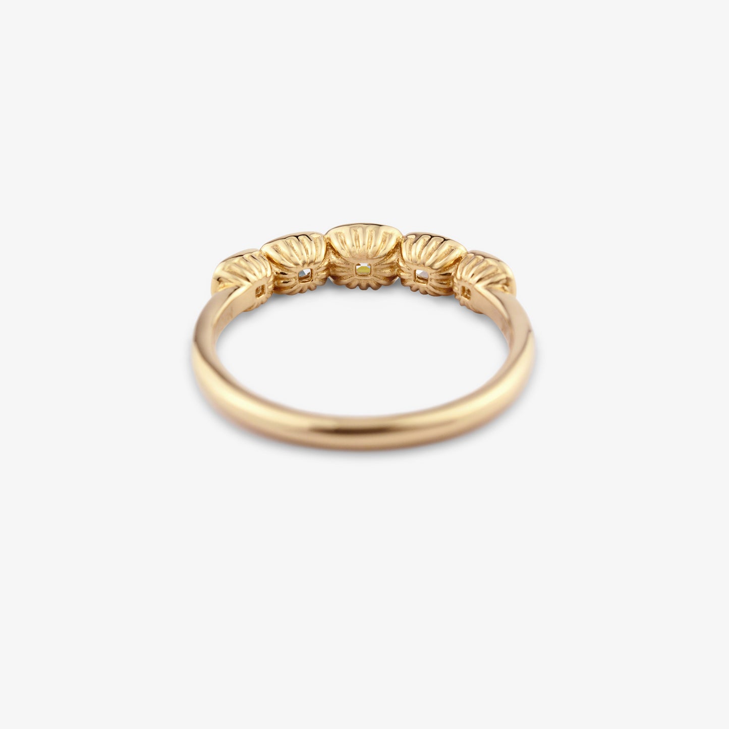 REVIVAL 5-Stone Ring with Old Mine Cut Lab Diamonds – 0.62ctw