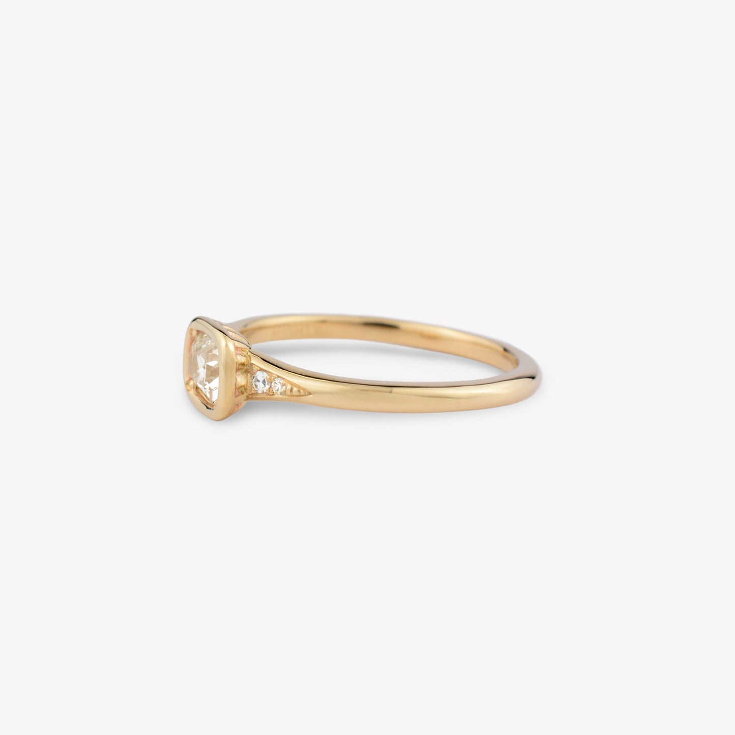 REVIVAL Antique Old Mine Cut Diamond Ring with Accents – 0.50ctw