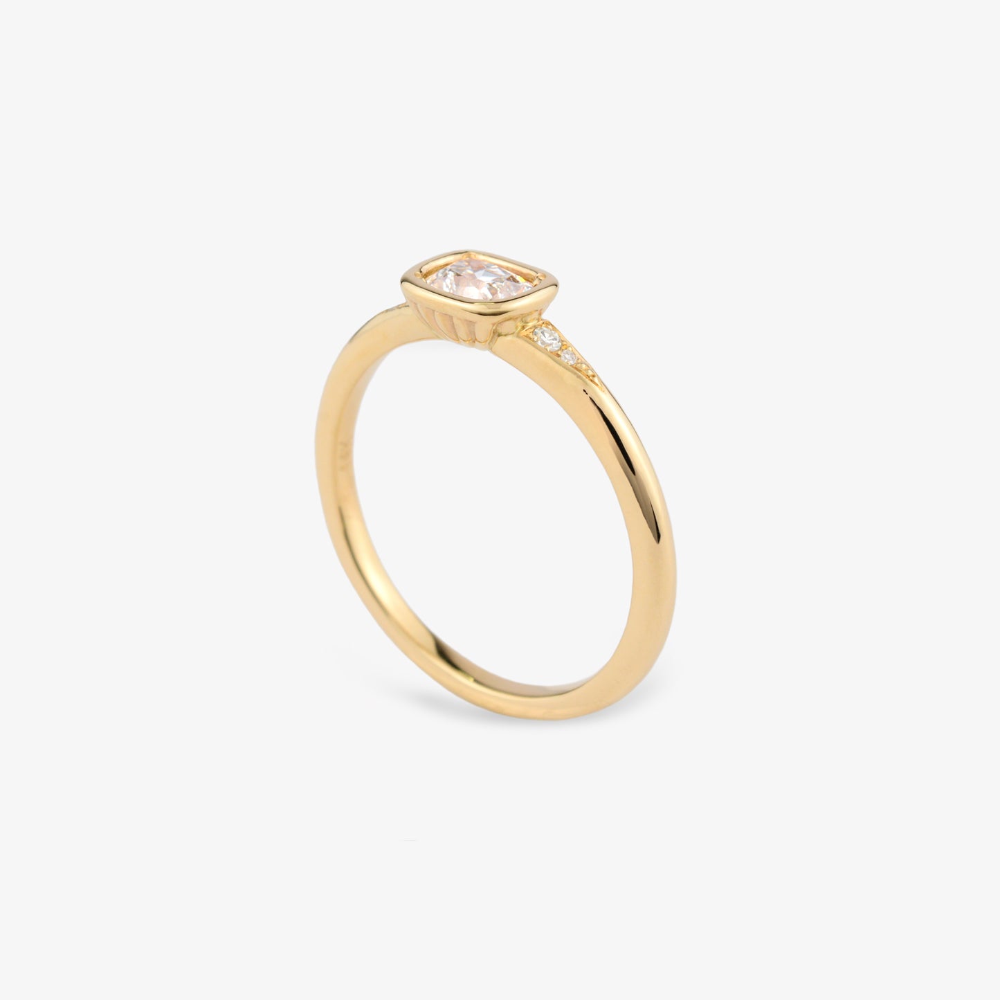 REVIVAL Antique Old Mine Cut Diamond Ring with Accents – 0.50ctw