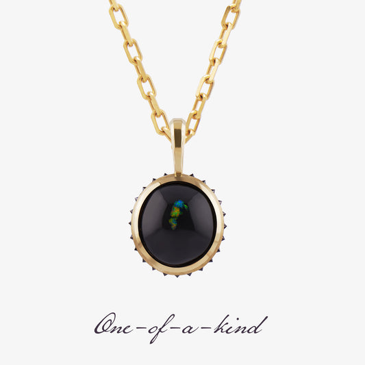TRIUMPHANT One-of-a-Kind Opal Pendant No. 1 – 14K Yellow Gold
