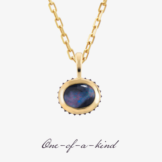 TRIUMPHANT One-of-a-Kind Opal Pendant No. 3 – 14K Yellow Gold