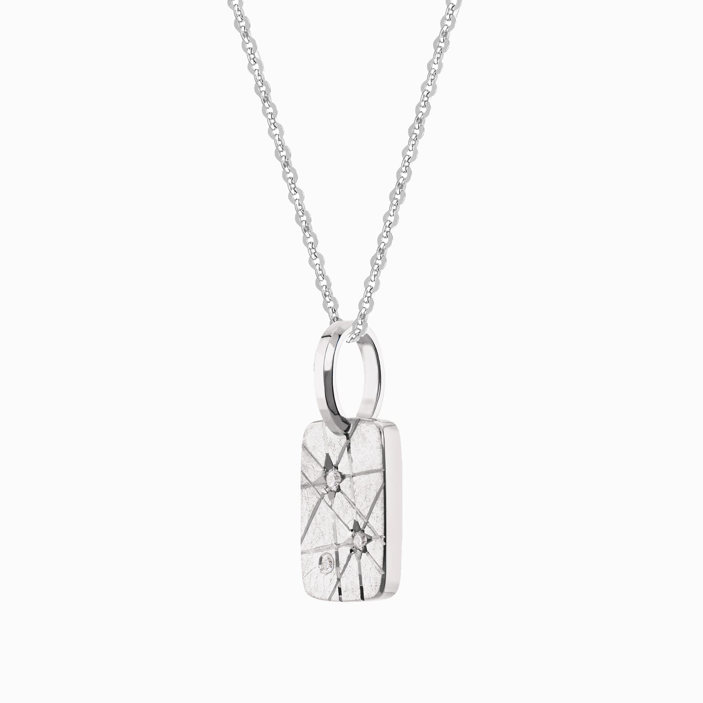 TRIUMPHANT Cheeky Diamond Tablet Fine Necklace