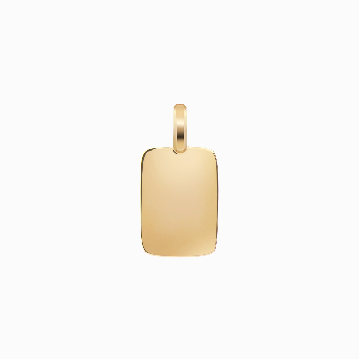 TRIUMPHANT Audacious Diamond Tablet Pendant in 14K Yellow Gold